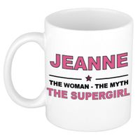 Jeanne The woman, The myth the supergirl cadeau koffie mok / thee beker 300 ml