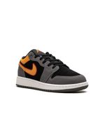 Jordan Kids baskets Air Jordan 1 DE 'Vivid Orange' - Noir