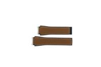 Horlogeband Tag Heuer FT6116 Rubber Bruin 18mm