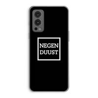 Negenduust black: OnePlus Nord 2 5G Transparant Hoesje