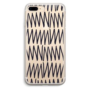 Marrakech Zigzag: iPhone 7 Plus Transparant Hoesje