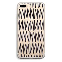 Marrakech Zigzag: iPhone 7 Plus Transparant Hoesje Marrakech Zigzag: iPhone 7 Plus Transparant Hoesje