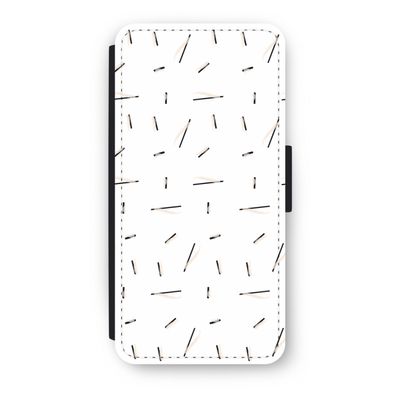 Hipster stripes: iPhone SE 2020 Flip Hoesje