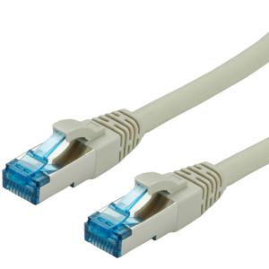 VALUE Patchkabel Kat.6A (Class EA) S/FTP (PiMF), LSOH, grijs, 1 m