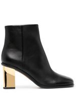 Chloé bottines Rebecca 75 mm en cuir - Noir - thumbnail