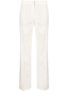 Fabiana Filippi pantalon en laine à coupe droite - Blanc