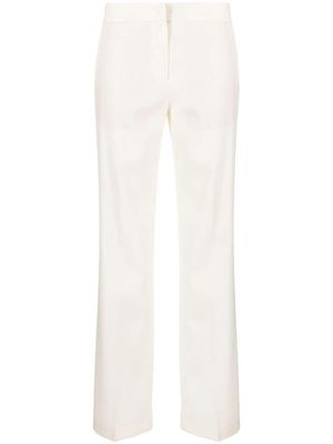 Fabiana Filippi pantalon de costume en laine vierge - Blanc