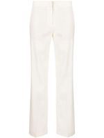 Fabiana Filippi pantalon en laine à coupe droite - Blanc