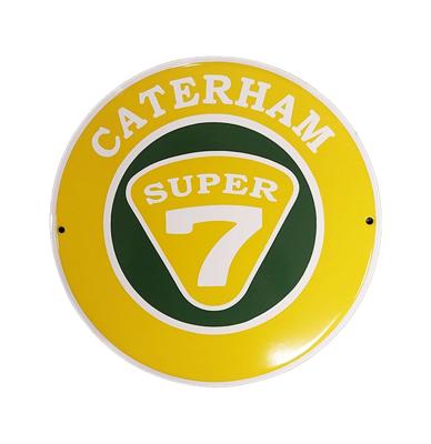 Caterham Super 7 Emaille Bord - Ø30cm