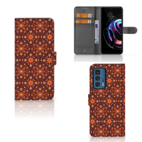 Motorola Edge 20 Pro Telefoon Hoesje Batik Brown