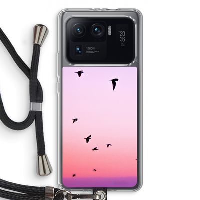 Fly away: Xiaomi Mi 11 Ultra Transparant Hoesje met koord