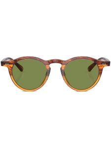 Oliver Peoples lunettes de soleil Op-13 à monture ronde - Marron