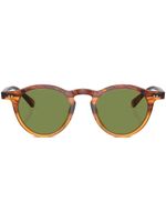 Oliver Peoples lunettes de soleil Op-13 à monture ronde - Marron