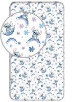 Stitch hoeslaken Regenboog -Eenpersoons - 90 x 200 cm - Katoen