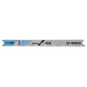 Bosch Accessories 2608631771 Decoupeerzaagblad U 118 B, Basic for Metal 3 stuk(s)