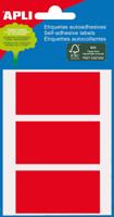 Apli gekleurde etiketten in etui rood (2073)