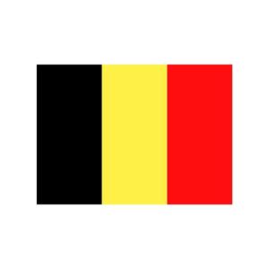 Vlag van Belgie stickers - 10x - 7.5 x 10 cm - Binnen/buiten