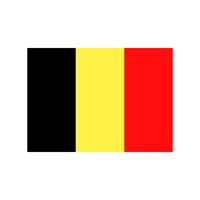 Vlag van Belgie stickers - 10x - 7.5 x 10 cm - Binnen/buiten