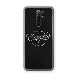 Capable: Xiaomi Redmi 9 Transparant Hoesje