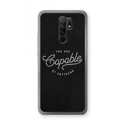 Capable: Xiaomi Redmi 9 Transparant Hoesje