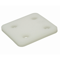 GB drukplaat zonder sleuf 6 x70x70mm transp etiket; 48 per zak | 192 stuks - 17534706