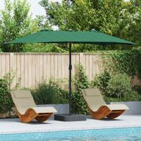 Tuinparasol Groen 385 x 209 x 244 cm Stof