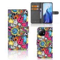 Xiaomi Mi 11 | Wallet Case | met Pasjes | Punk Rock