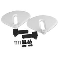 Polisport junior voetsteun set wit