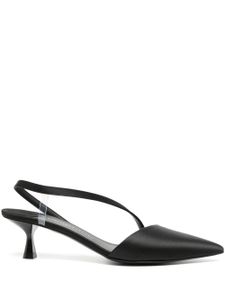 Stella McCartney escarpins Stella Iconic D'Orsay en satin - Noir