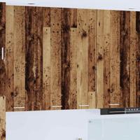 Hangkast met opslag Oudhout 60 x 31 x 100 cm Bewerkt hout