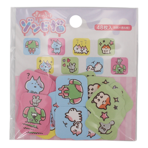 Zombie Cat Seal  Stickers 3