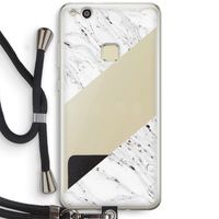 Biggest stripe: Huawei Ascend P10 Lite Transparant Hoesje met koord