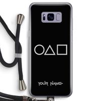 Squid Game: Samsung Galaxy S8 Transparant Hoesje met koord