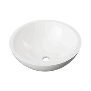 Waskom Gliss Ceres Solid Surface 43cm Mat Wit
