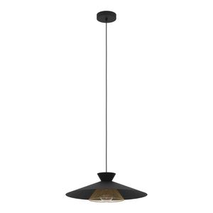 Eglo Zwarte hanglamp Grizedale Ø 50cm 43885