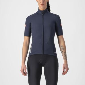 Castelli Perfetto RoS 2 Wind fietsshirt korte mouw blauw dames L