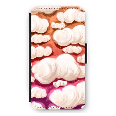Katoen Wolken: iPhone 12 mini Flip Hoesje