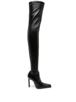 Saint Laurent cuissardes Raven 120 mm - Noir