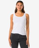 HEMA Damessinglet Biologisch Katoen Wit (wit)