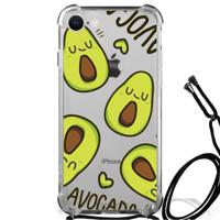 iPhone SE 2022 | 2020 | 8 | 7 Stevig | Bumper Hoesje | Avocado Singing