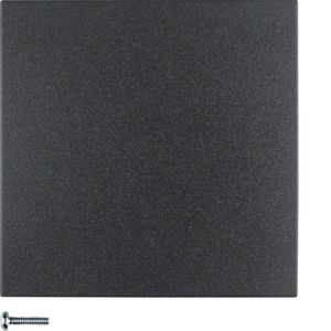 Berker Drukknop 1-voudig s/b zwart 85145185