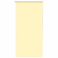 Rolgordijn verduisterend 75x130 cm stofbreedte 70,7cm geel