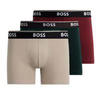 Hugo Boss Power boxershorts 3-pack beige-rood-groen