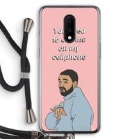 Hotline bling: OnePlus 7 Transparant Hoesje met koord