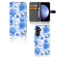 Hoesje voor Samsung Galaxy S23 FE Flowers Blue