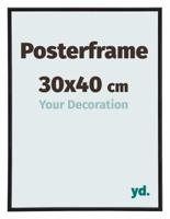 Posterlijst 30x40cm Zwart Mat Kunststof Paris