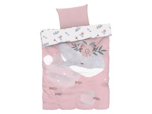 LIVARNO home Baby dekbedovertrek 60 x 120 cm (Walvis)