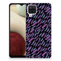 Samsung Galaxy A12 TPU bumper Feathers Color - thumbnail