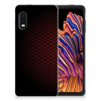 Samsung Xcover Pro | TPU bumper | Geruit Rood