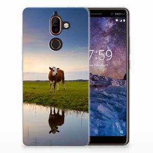 Nokia 7 Plus TPU Hoesje Koe